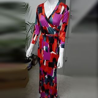 Onayaya Patterned Maxi Dress