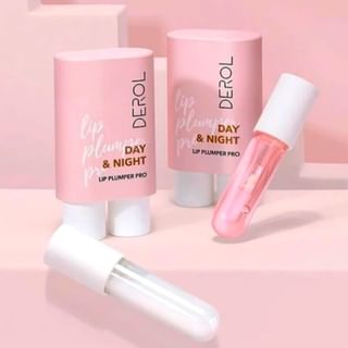 DEROL - 2 in 1 Day & Night Lip Plumper Oil Pro #DR031 -4ml x 2