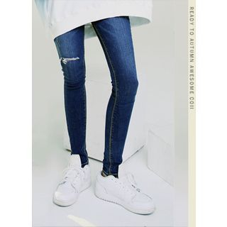 COII Cutout-Detail Skinny Jeans