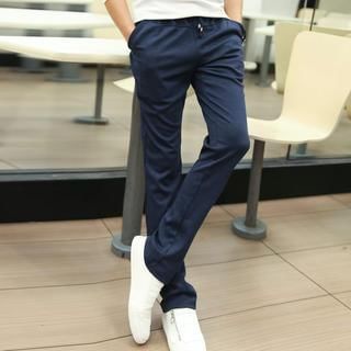 JVR Drawstring Slim-Fit Pants