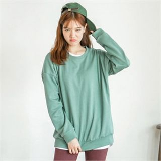 TISVIN Colored Plain Sweatshirt