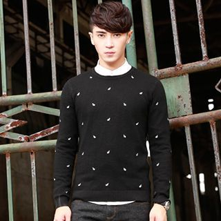 WOOG Dotted Knit Pullover