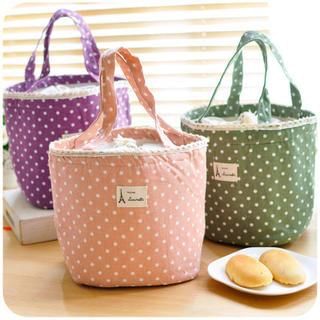 Momoi Dotted Lunch Bag