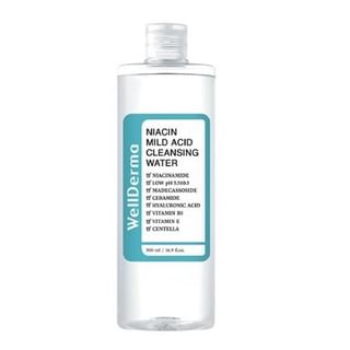 Wellderma - Niacin Mild Cleansing Water 500Ml