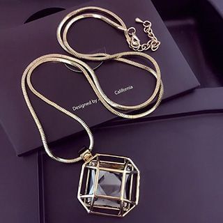 EPOQ Crystal Cage Necklace