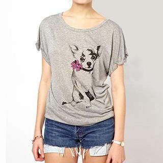 Obel Dog Print T-Shirt