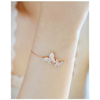 Miss21 Korea Butterfly Chain Bracelet