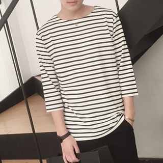 Soulcity 3/4-Sleeve Stripe T-shirt