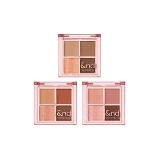 romand - &nd by romand Mellow Eye Palette - 3 Types PK01 Rose Fog