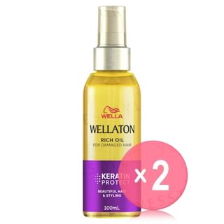 Wella Professionals Japan - Wellaton Rich Oil For Damaged Hair 2pcs Bundle Set 100ml x 2 pcs