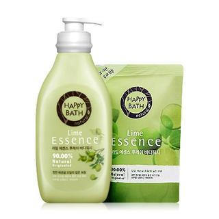 HAPPY BATH Lime Essence Fresh Set: Body Wash 500g + Refill 250g 2pcs