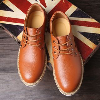 Fortuna Genuine-Leather Lace-Up Casual Shoes