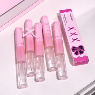 Gege Bear - BUY 3 GET 40% OFF - Light Color Double Raincoat Lip Glaze - 5 Colors #01 White Moonlight