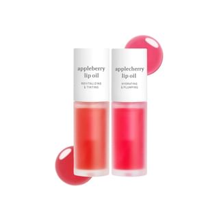 Nooni - Appleberry & Applecherry Lip Oil Set 2 Pcs