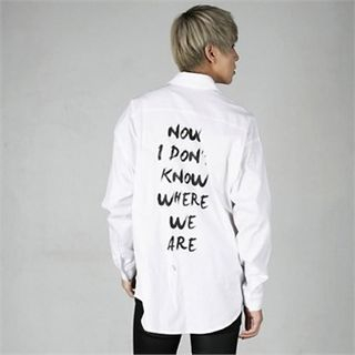THE COVER Lettering-Back Shirt