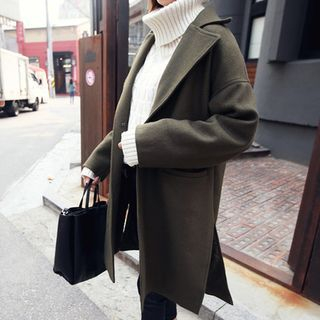 OTTI Side Slit Notch Lapel Coat