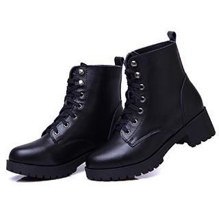 Monde Genuine Leather Short Boots