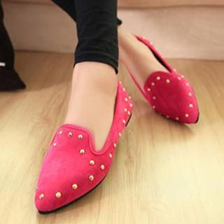 Monde Studded Loafers