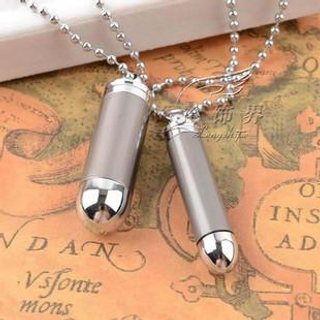 Trend Cool Bullet Couple Necklace