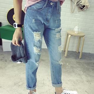 Dute Distressed Denim Jeans