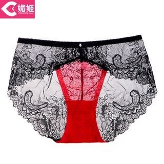 Charming Lover Lace-Panel Panties