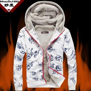 Bay Go Mall Print Hooded Jacket