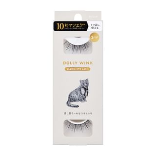 Koji - Dolly Wink Salon Eye Lash 22 Cool Sidelong Glance Snow Leopard - 2 pairs