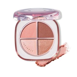 Judydoll - Glazed 4-Shade Eyeshadow Palette - 3 Colors #07 Wonder Tea - 6.5g