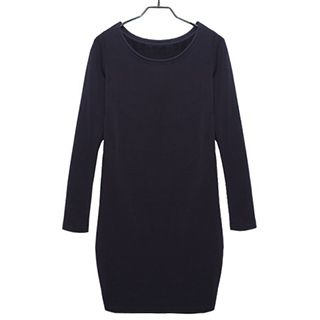 Hazie Fleece-Lined Long-Sleeve Dress