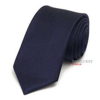 Romguest Striped Necktie Dark Blue - One Size