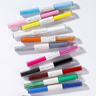 HANDAIYAN - Double Effect Dual-Ended Eyeliner - 12 Colors 06# Gray - 3ml