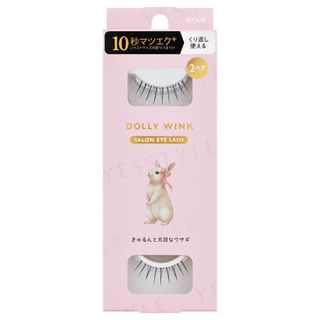 Koji - Dolly Wink Salon Eye Lash 18 Round-Eyed Rabbit - 2 pairs