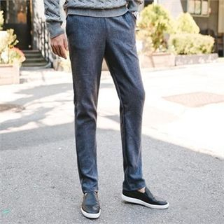 STYLEMAN Band-Waist Straight-Cut Pants