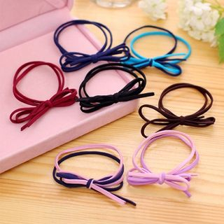 Seoul Young Bow-Accent Hair Tie