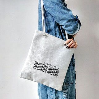TZ Barcode Printed Shopper Bag