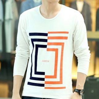 Hyung Print Long-Sleeve T-Shirt
