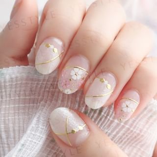 Lunacaca - Sakura Nail Art Stickers 24 pcs