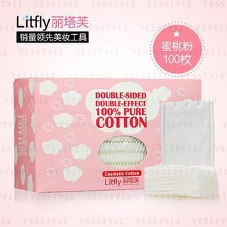 Litfly Cotton Pad (Pink) 100 pcs