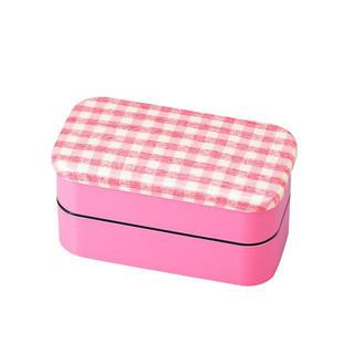 Hakoya Hakoya Nunobari 2 Layers Lunch Box L Hoccori Pink