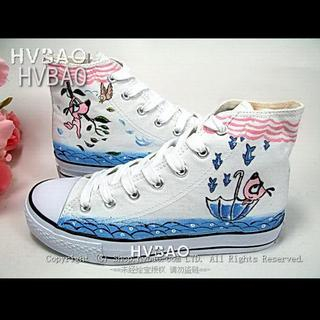 HVBAO High-Top Canvas Sneakers