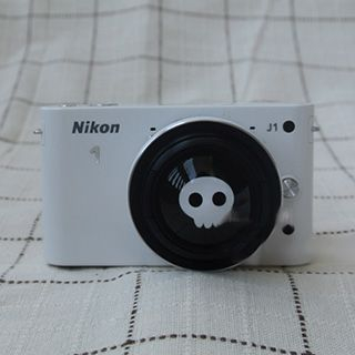 Photo Fun Skull Print Camera Lens Cap
