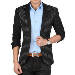 JIBOVILLE Dotted Panel Blazer
