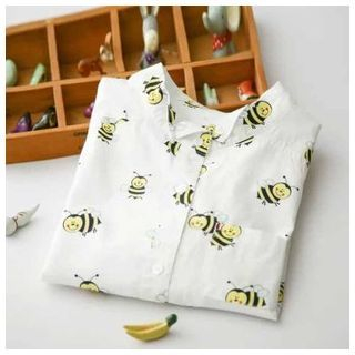 Ainvyi Bee Print Shirt