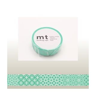 mt mt Masking Tape : mt 1P Line Pattern (Green)
