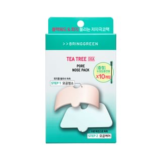 BRING GREEN - Tea Tree Cica Pore Nose Pack Set 2026 Version - 5 sets