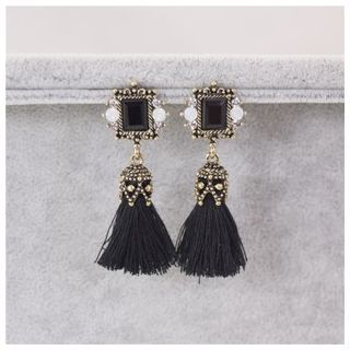 Ciroki Tasseled Statement Earrings