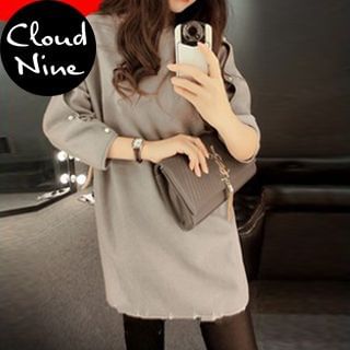 Cloud Nine Faux Pearl 3/4-Sleeve Dress