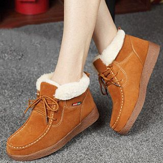 Ammie Fleece Lined Ankle Boots