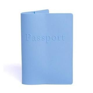Digit-Band Silicon Passport Case Light Blue - One Size