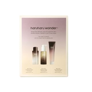 Haruharu Wonder - Cleanse And Glow Set 3 Pcs